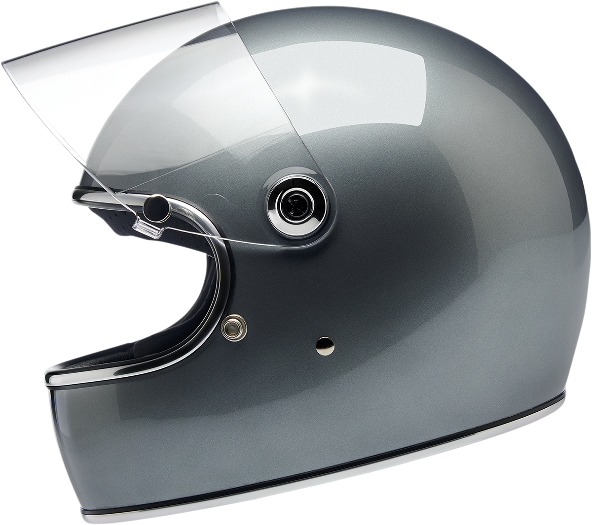 BILTWELL Gringo S Motorcycle Helmet - Metallic Sterling - XS 1003-340-101