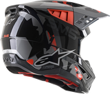 ALPINESTARS SM5 Motorcycle Helmet - Rover - Gray/Red - Large 8303921-1392-LG