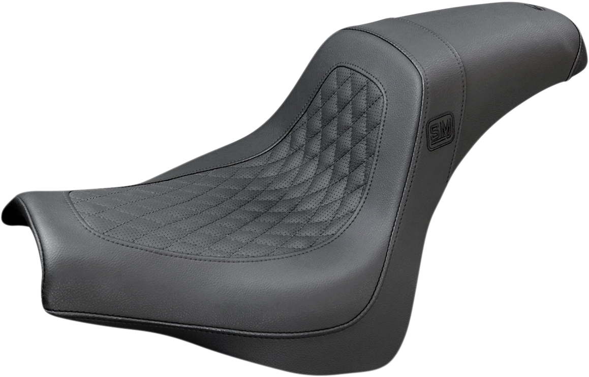 SADDLEMEN Speed Merchant Pro Series Seat - Black - Slim - FXFB '18-'22 SM81828DB