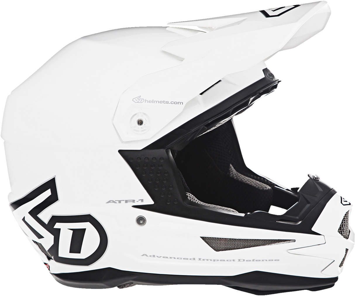 6D ATR-1 Motorcycle Helmet - White - XS 10-3724