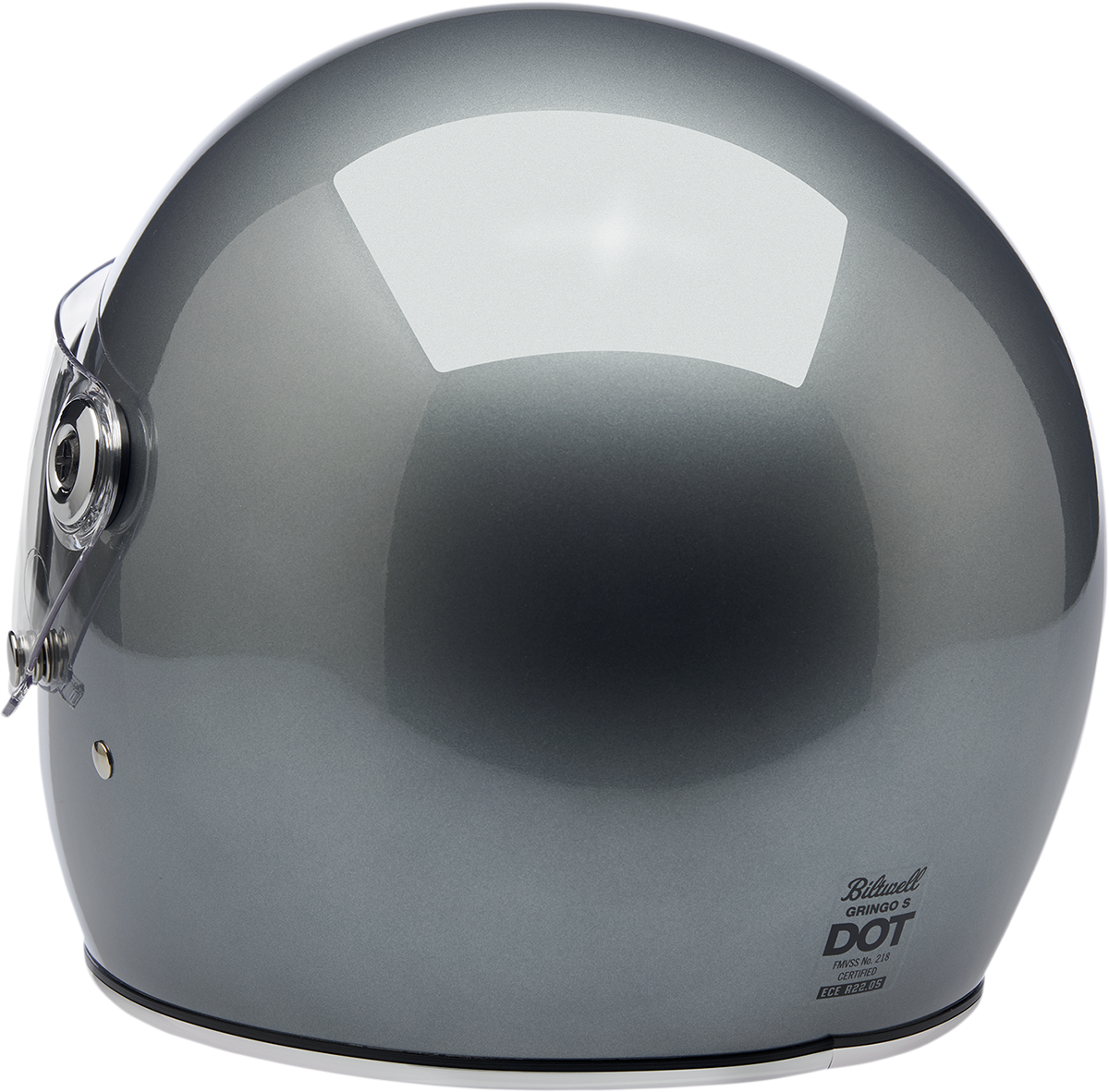 BILTWELL Gringo S Motorcycle Helmet - Metallic Sterling - XS 1003-340-101