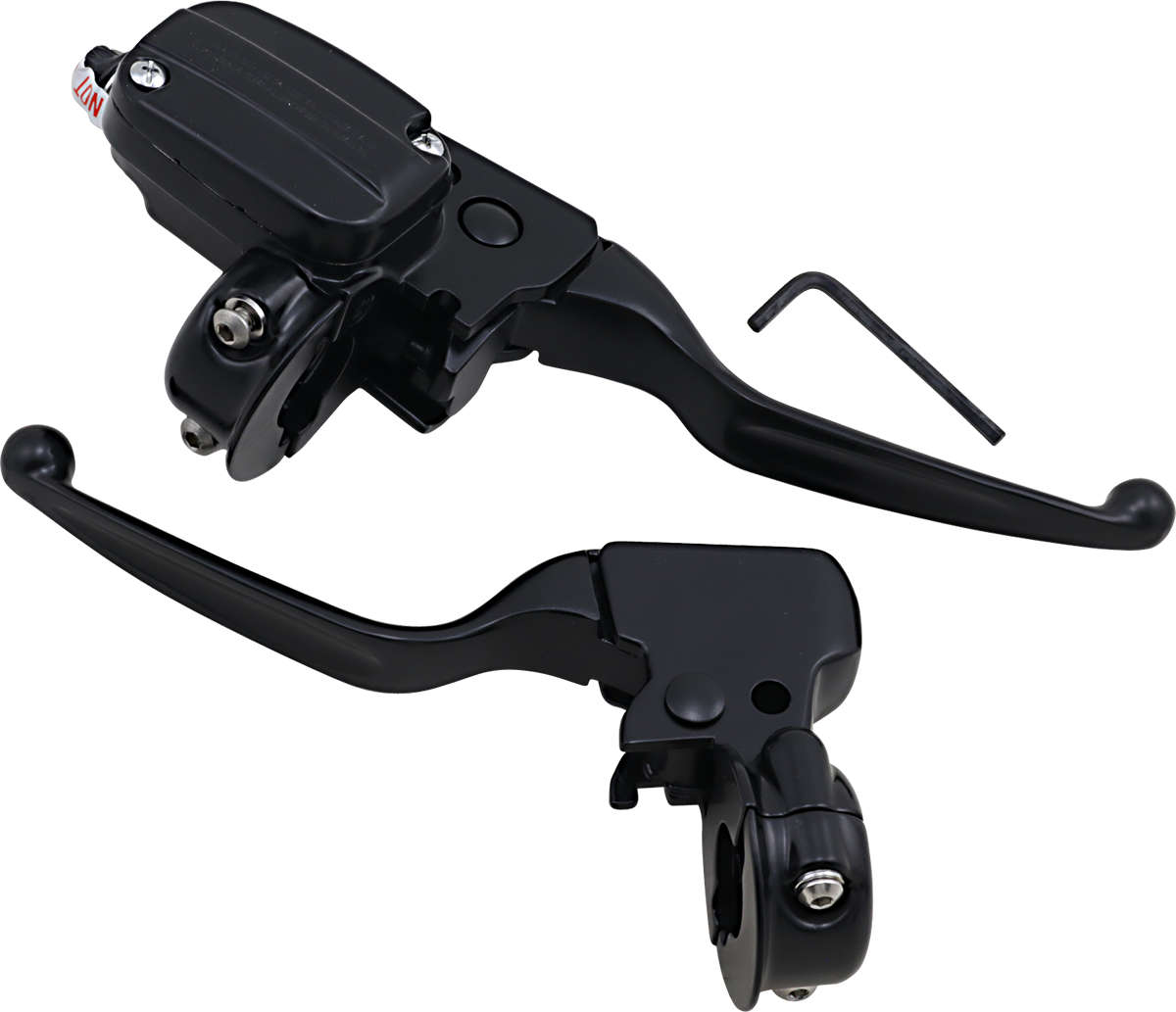 DRAG SPECIALTIES Handlebar Controls - '99 - '06 FLT/FLHT - Black ACT 96-07 CONTROL KIT H07-0786MB-A