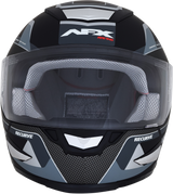 AFX FX-99 Motorcycle Helmet - Recurve - Matte Black/Gray - Small 0101-11136