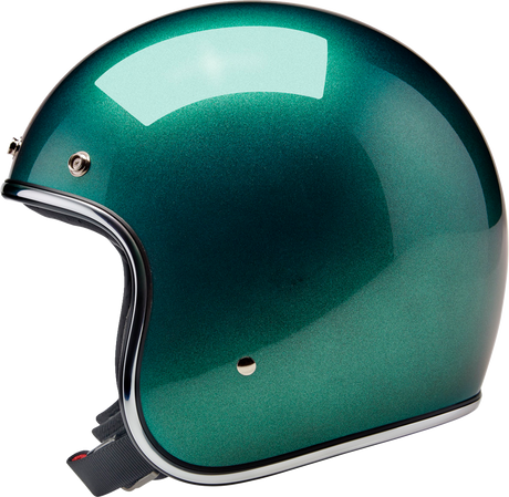 BILTWELL Bonanza Helmet - Metallic Catalina Green - Large 1001-358-204