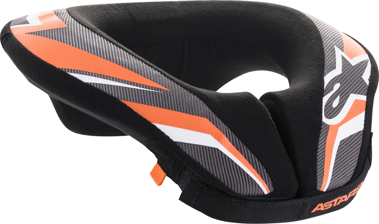 ALPINESTARS Youth Sequence Neck Roll - Black/Anthracite/Orange - L/XL 6741018-148-LXL