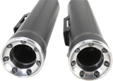 COBRA 3" RPT Mufflers for '95-'17 FXD - Black 6055B