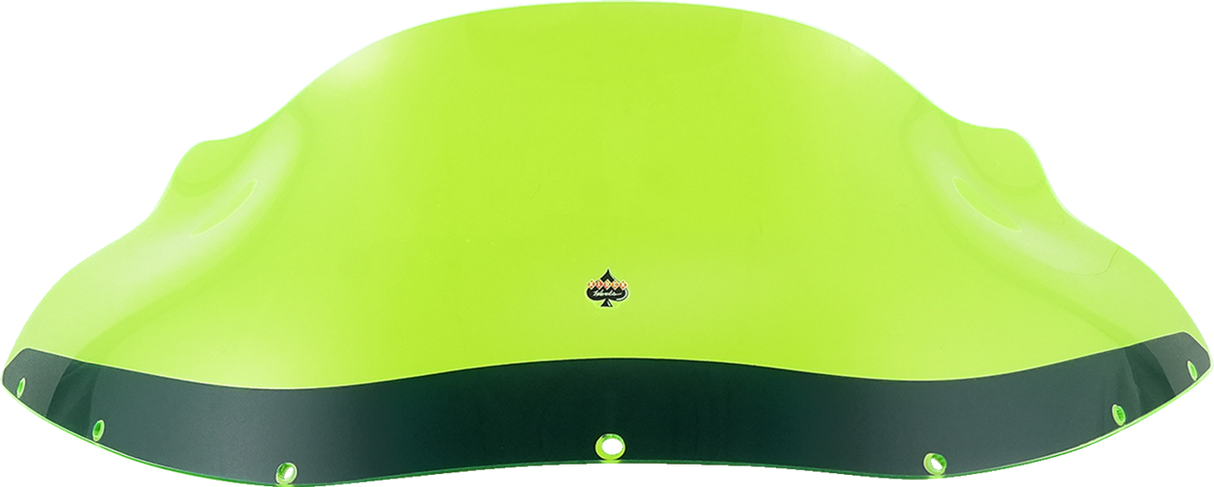 KLOCK WERKS Kolor Flare™ Windshield - 9" - Green Ice - FXRP KWW-02-0610