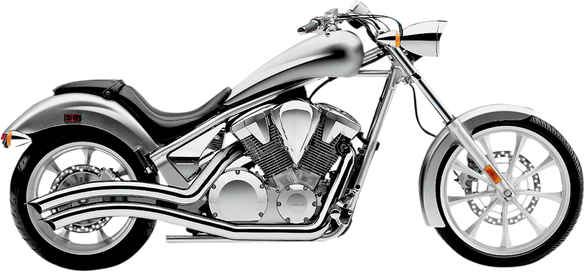 COBRA Speedster Swept Exhaust - Chrome - VT1300 1233 1810-1853