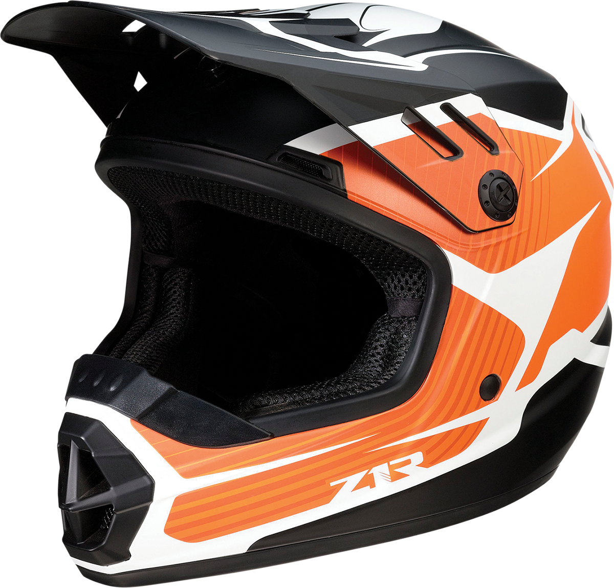 Z1R Youth Rise Motorcycle Helmet - Flame - Orange - Small 0111-1442