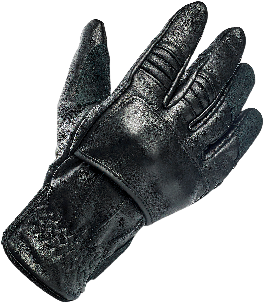 BILTWELL Belden Gloves - Black - Large 1505-0101-304