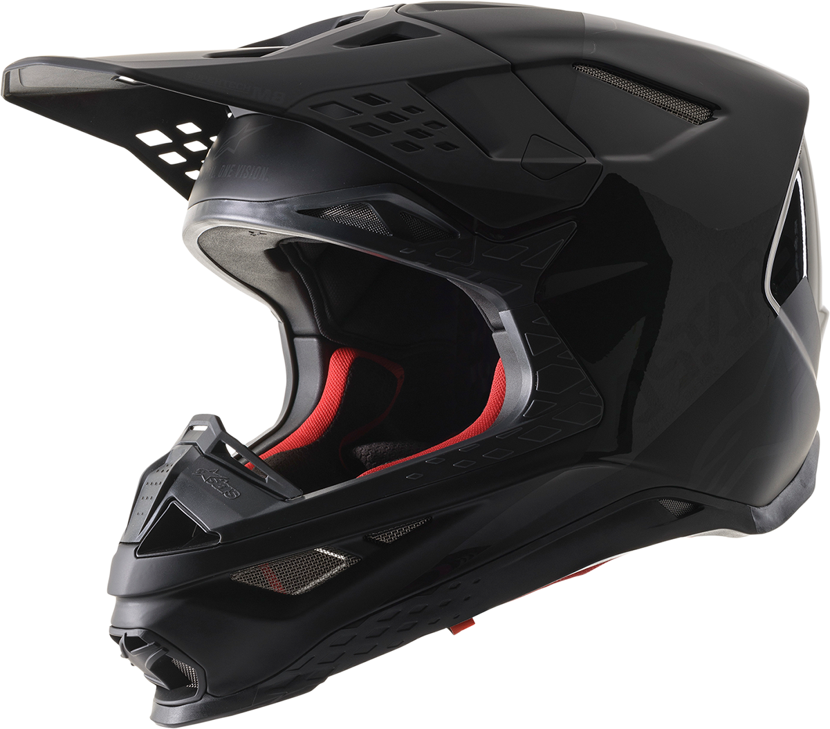 ALPINESTARS Supertech M8 Motorcycle Helmet - Echo - MIPS® - Black/Gray - Large 8302621-1146-LG