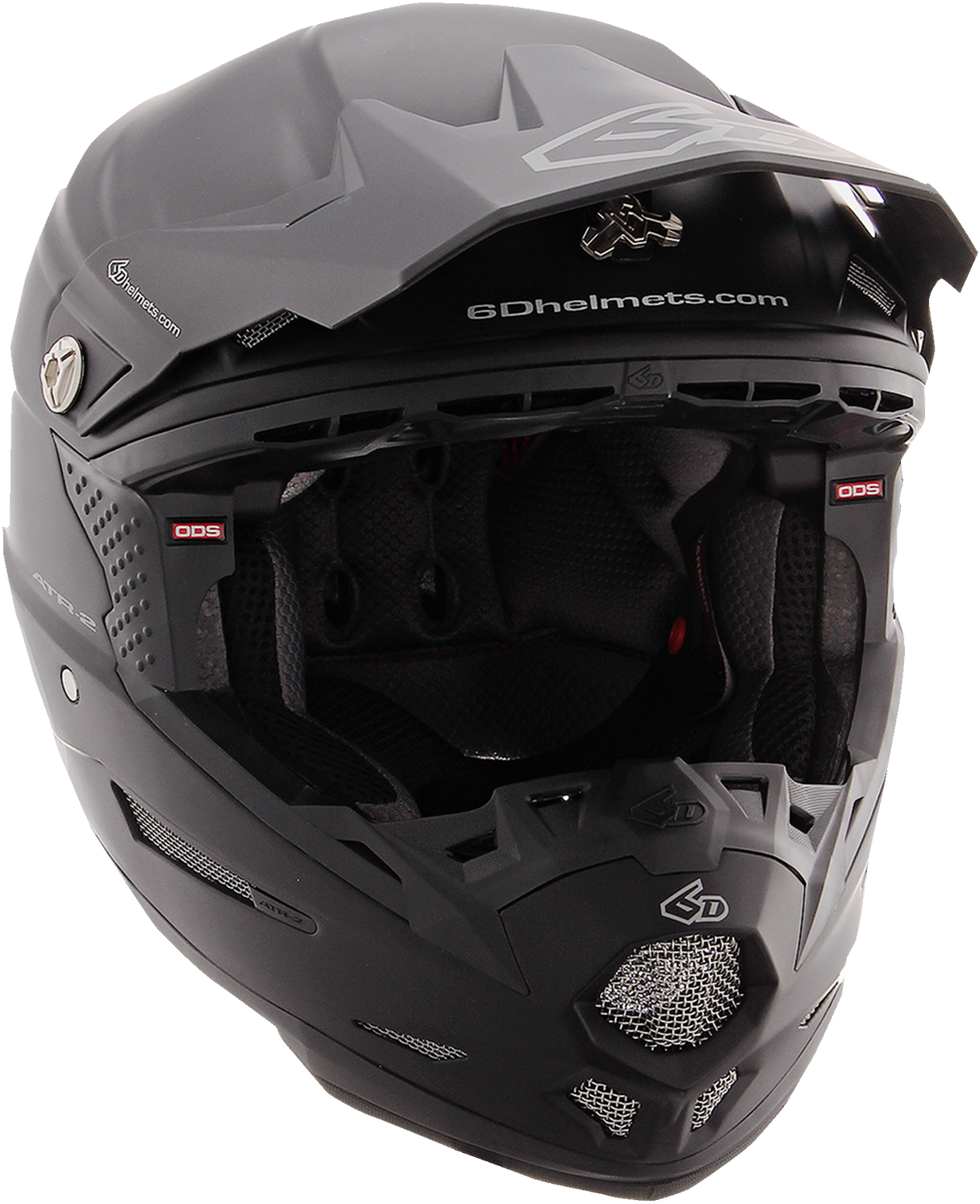 6D ATR-2 Motorcycle Helmet - Matte Black - XS 12-0504