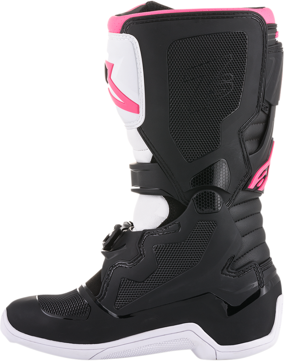 ALPINESTARS Women Stella Tech 3 Boots - Black/White/Pink - US 8 2013218-130-8