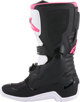 ALPINESTARS Women Stella Tech 3 Boots - Black/White/Pink - US 8 2013218-130-8
