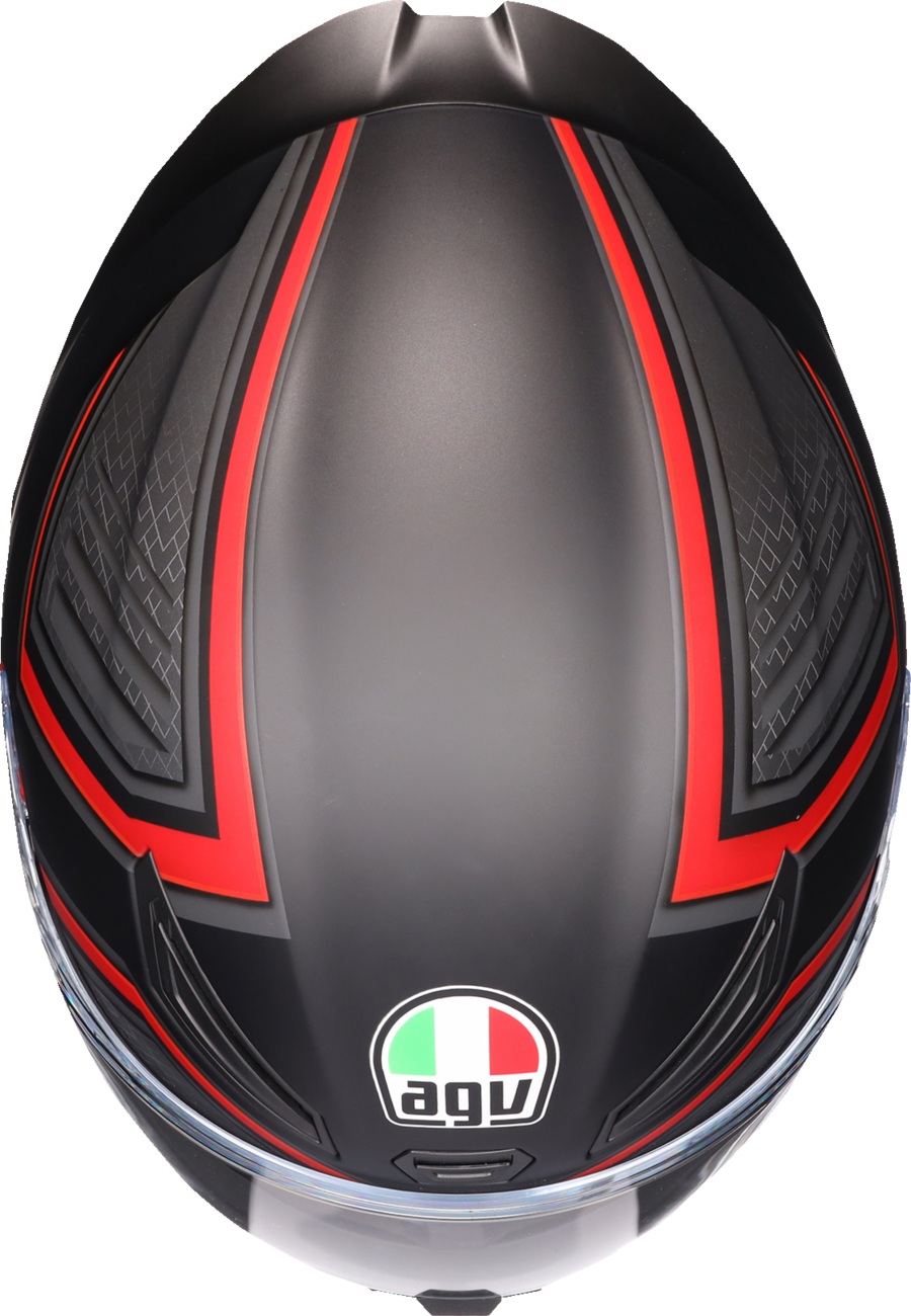 AGV K1 S Motorcycle Helmet - Sling - Matte Black/Red - Small 2118394003-038-S