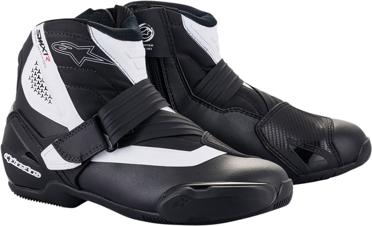 ALPINESTARS SMX-1 R v2 Boots - Black/White - US 12.5 / EU 48 2224521-12-48