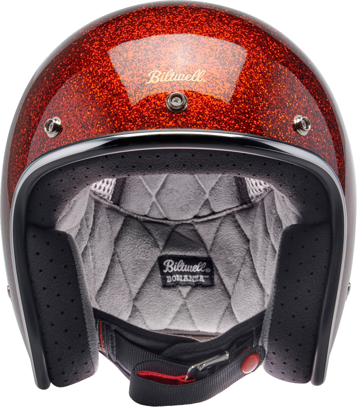 BILTWELL Bonanza Motorcycle Helmet - Rootbeer Megaflake - XS 1001-457-201