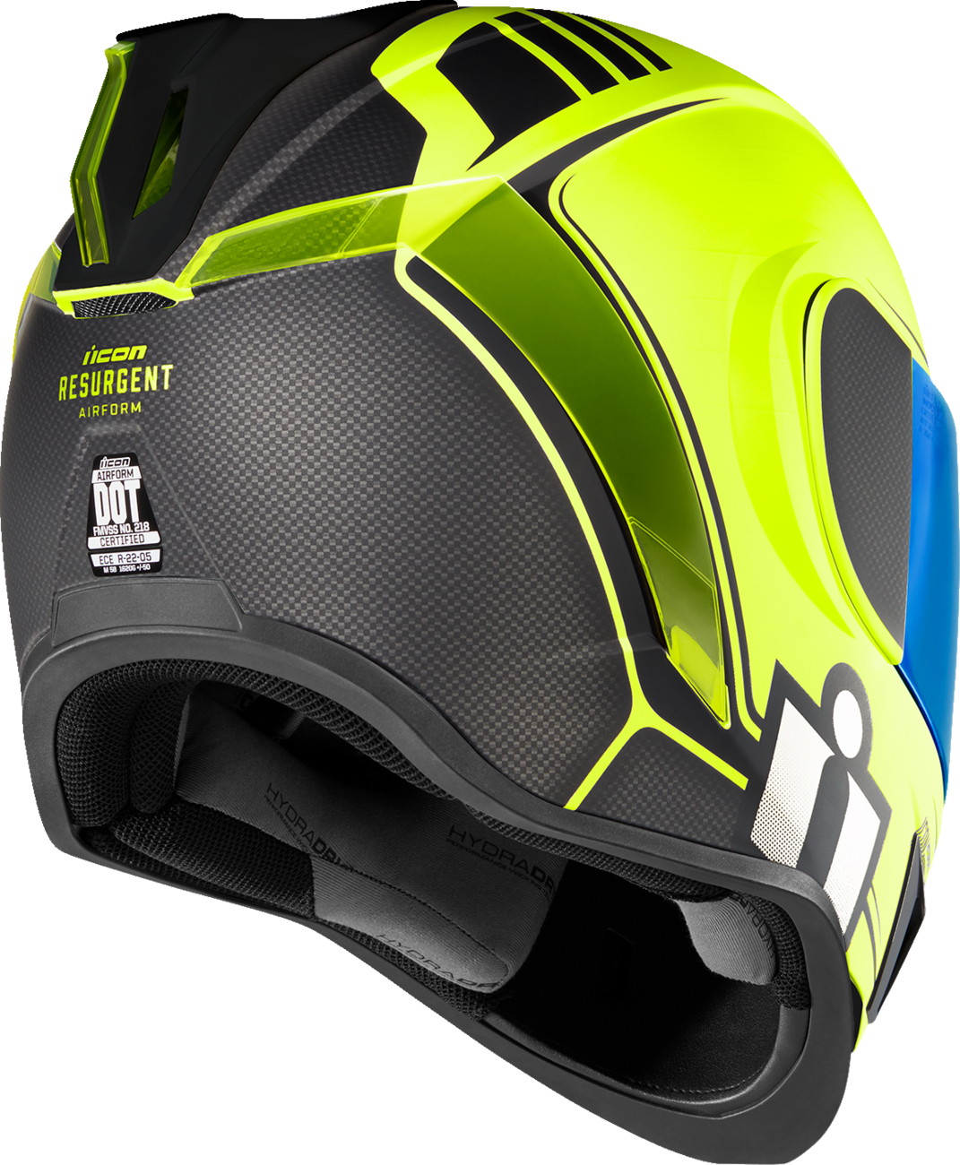 ICON Airform™ Motorcycle Helmet - Resurgent - Hi-Viz - XS 0101-14755