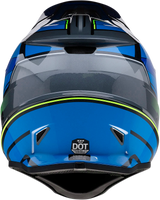 Z1R Rise Motorcycle Helmet - MC - Blue/Hi-Viz - Small 0110-7193