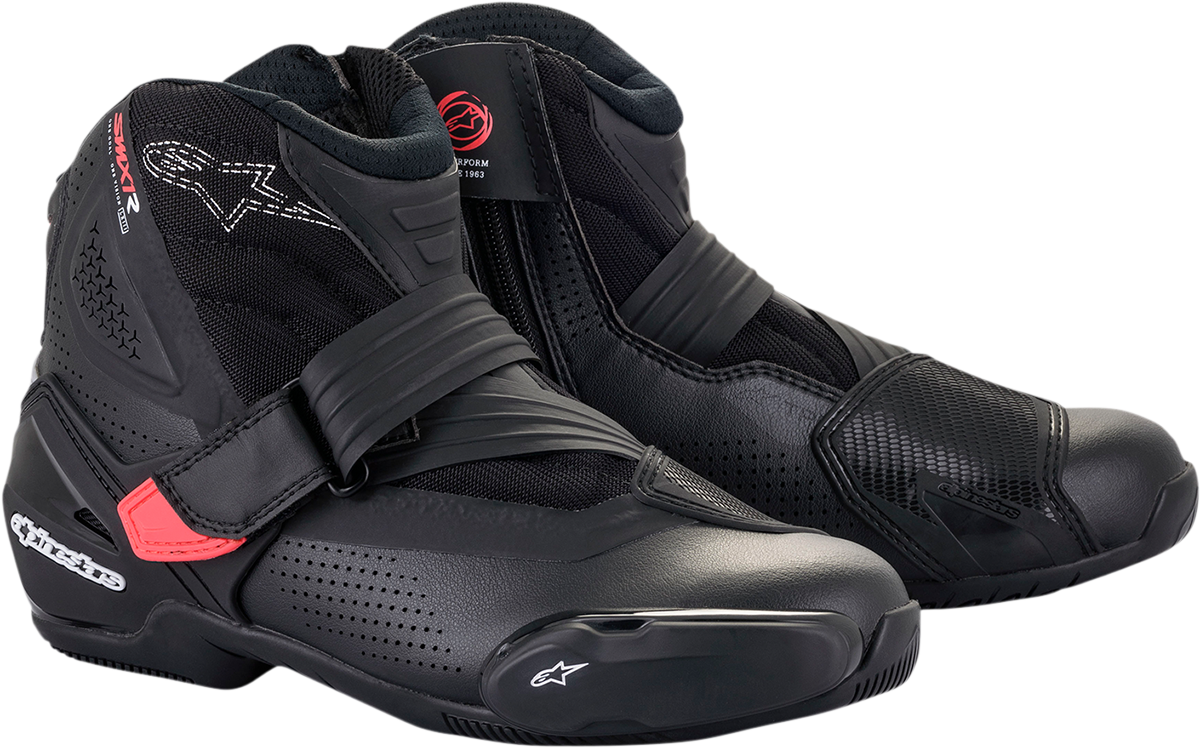 ALPINESTARS Women Stella SMX-1 R V2 Vented Boots - Black/Pink - US 8.5 / EU 40 2224121-1839-40