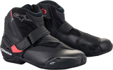 ALPINESTARS Women Stella SMX-1 R V2 Vented Boots - Black/Pink - US 8.5 / EU 40 2224121-1839-40