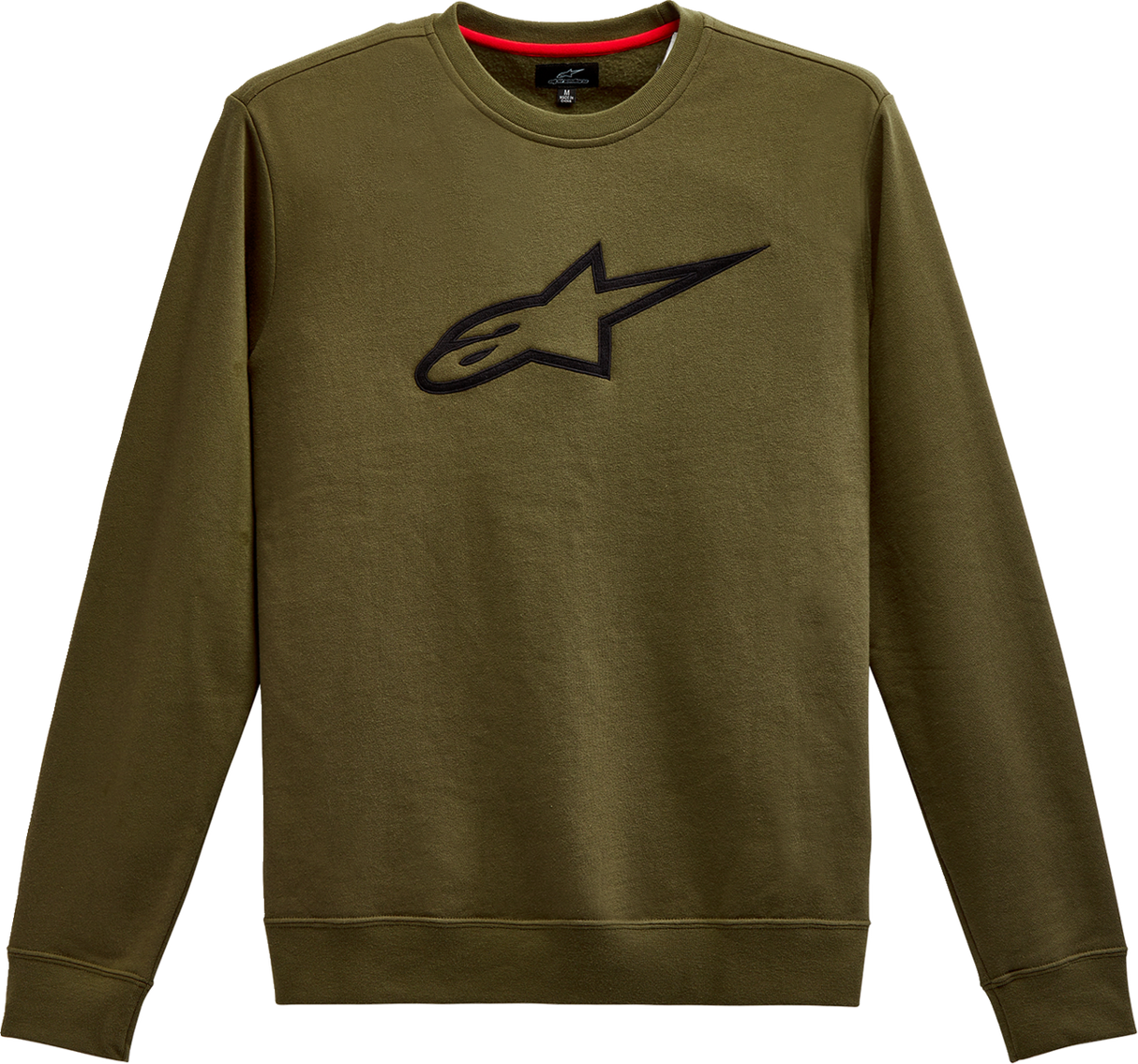 ALPINESTARS Ageless Crew Fleece - Military/Black - Medium 1212513226910M