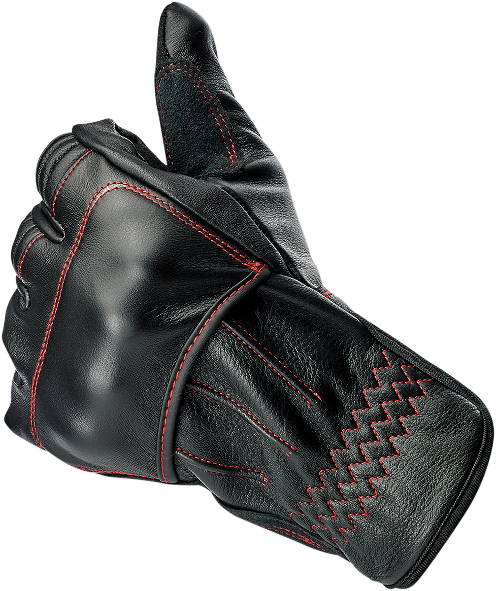 BILTWELL Belden Gloves - Redline - XL 1505-0108-305