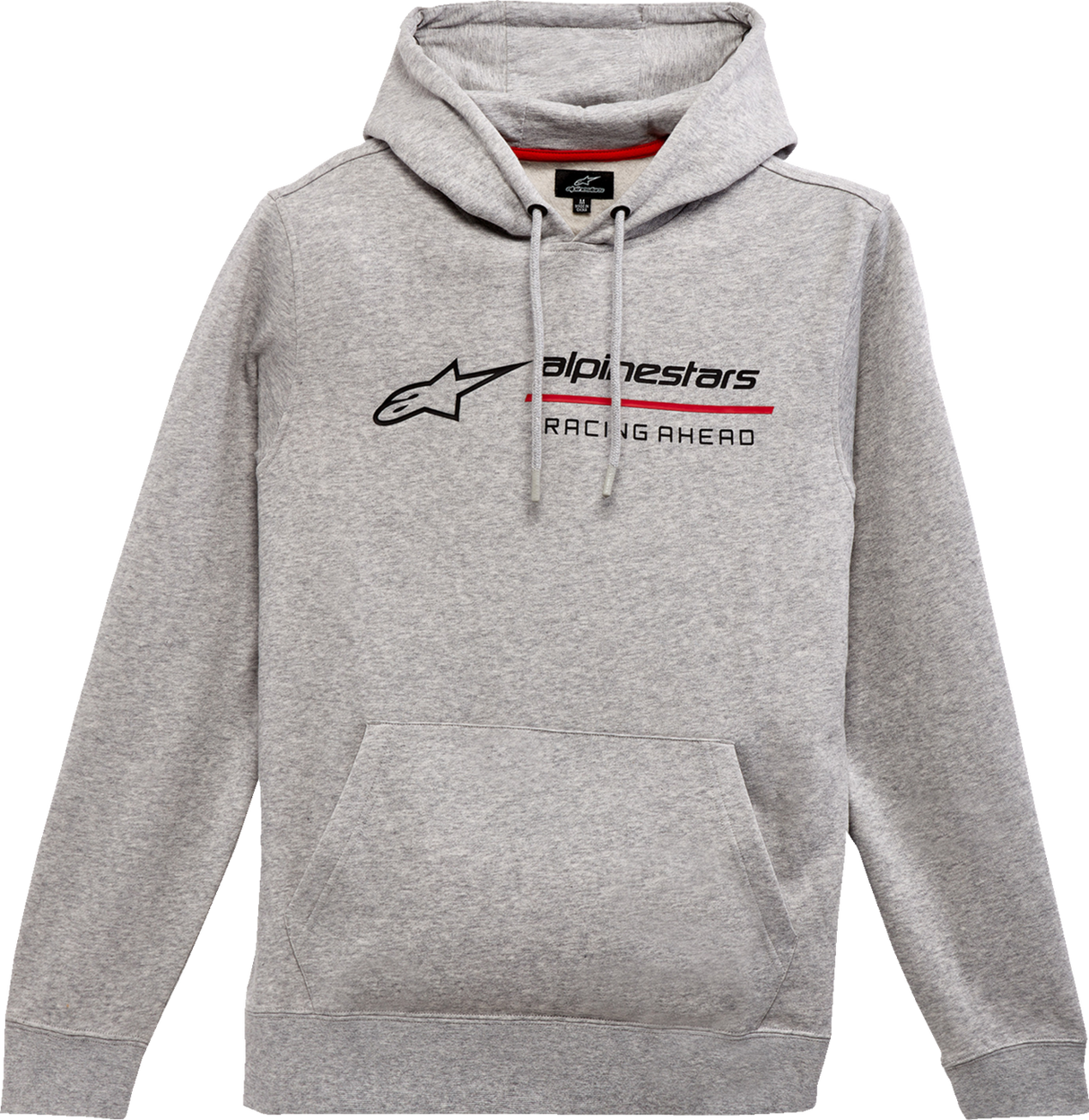 ALPINESTARS Linear Race Hoodie - Heather Gray - 2XL 12325100010262X