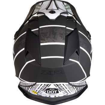 Z1R Youth F.I. Motorcycle Helmet - Fractal - MIPS - Matte Black - Large 0111-1510