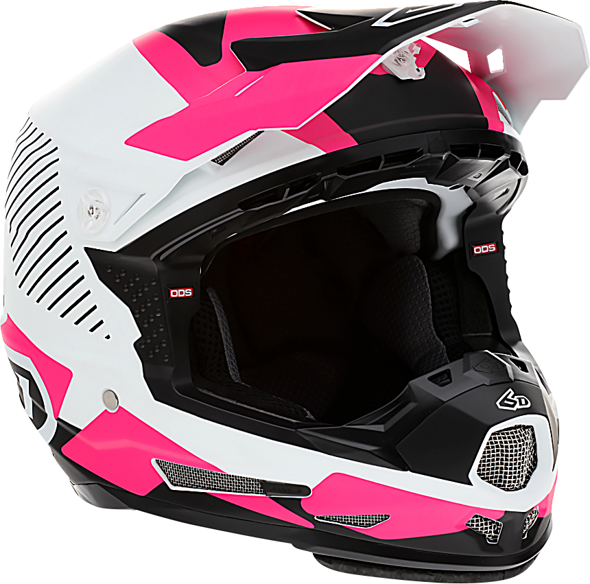 6D ATR-2Y Motorcycle Helmet - Fusion - Pink - Large 11-6412