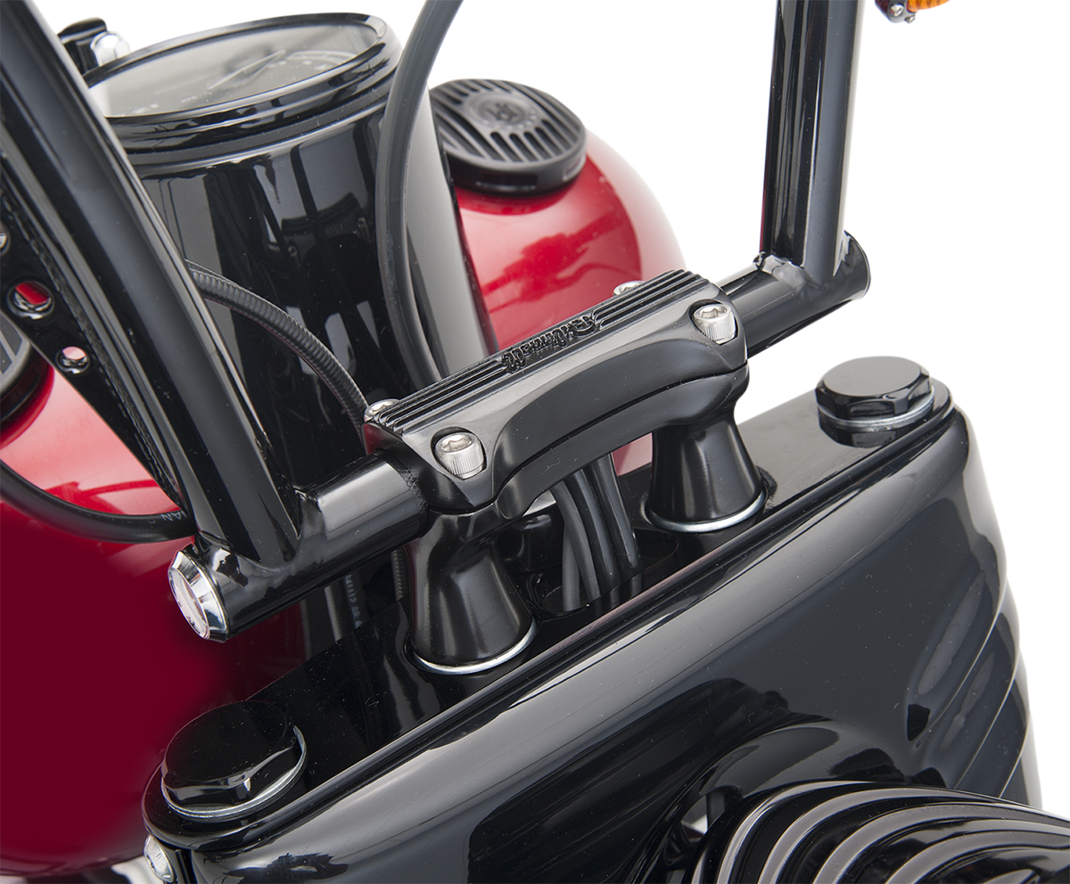 BILTWELL Risers - Thunder - 2" - Black 6402-201-02