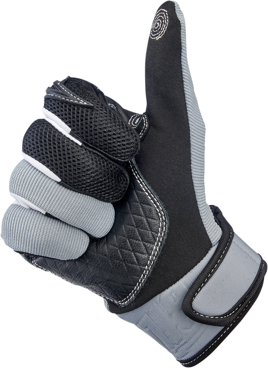 BILTWELL Baja Gloves - Gray - Medium 1508-1101-303