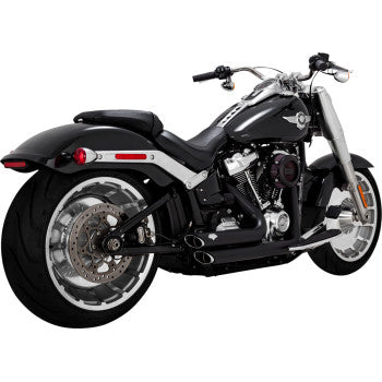 VANCE & HINES Shortshots Staggered Exhaust System - Black 47335-22 1800-2729