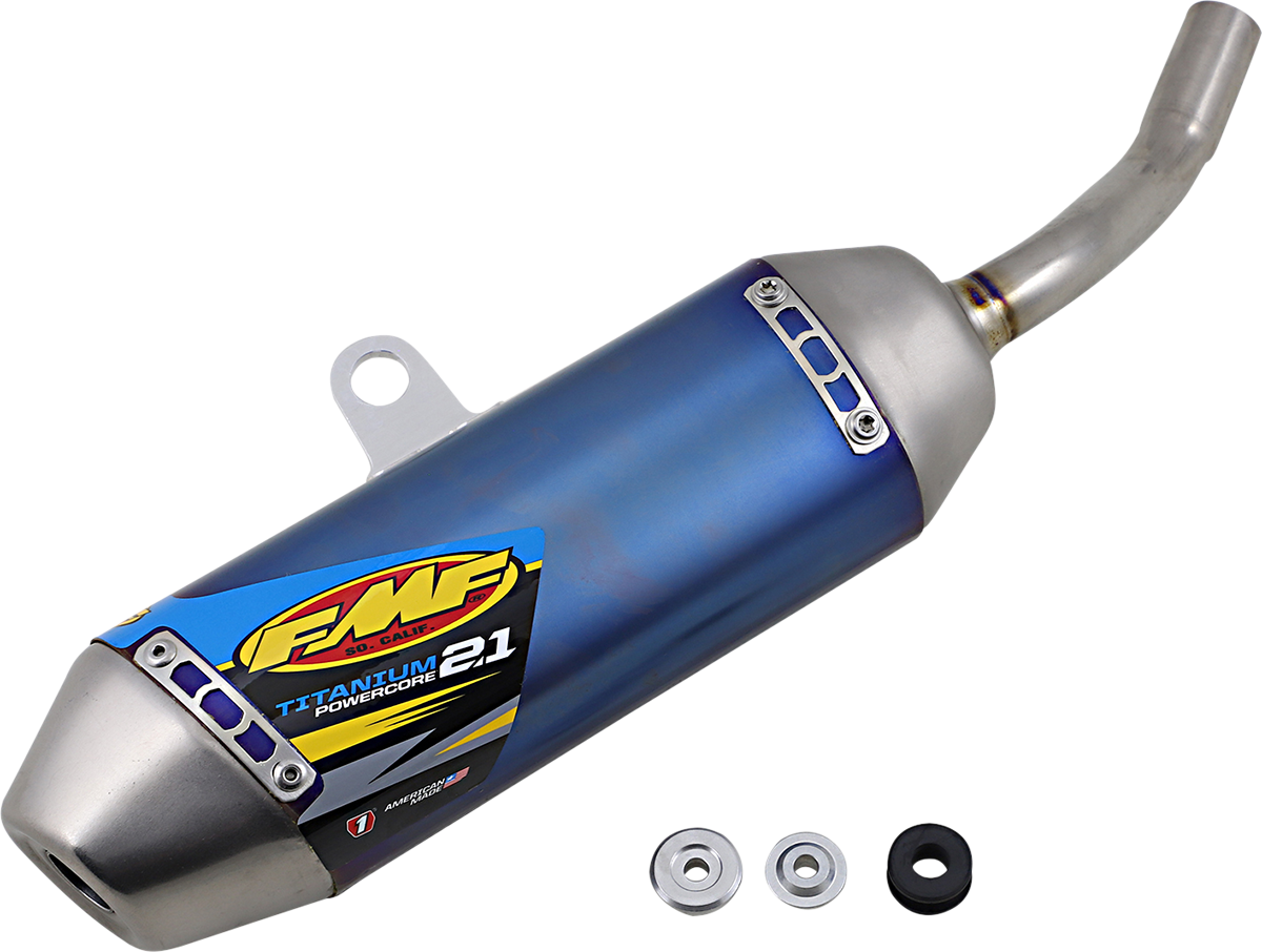 FMF Powercore 2.1 Muffler - Titanium 025192 1821-1748