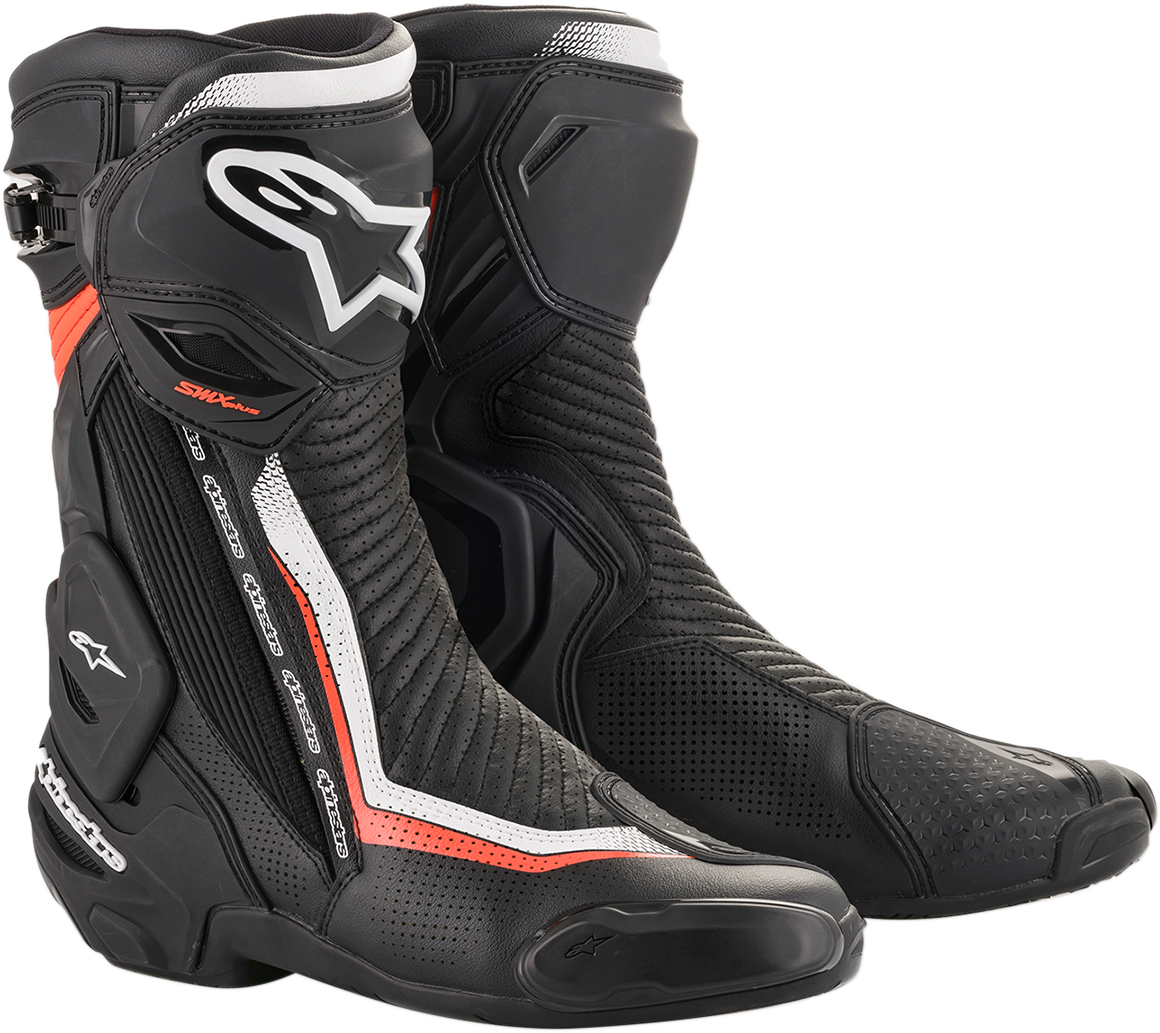 ALPINESTARS SMX+ Vented Boots - Black/White/Red - US 12 / EU 47 2221119-1231-47