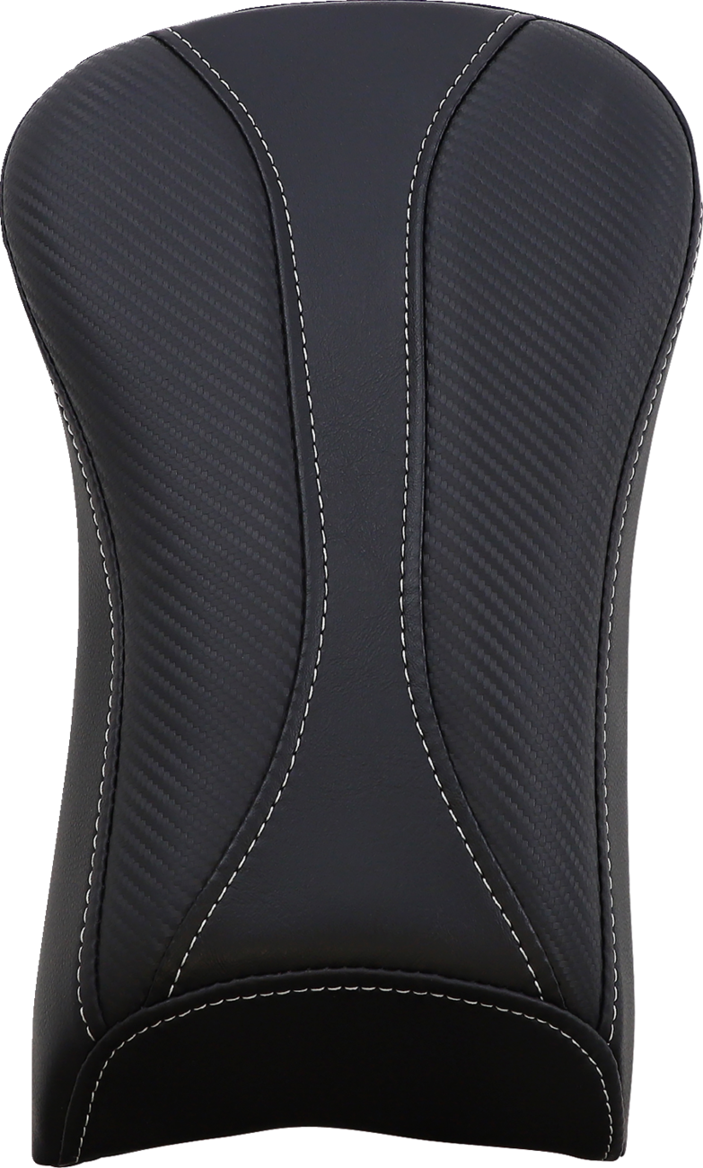 SADDLEMEN Dominator Pillion Pad - Standard Reach - Black w/ Gray Stitching 806-23-0162