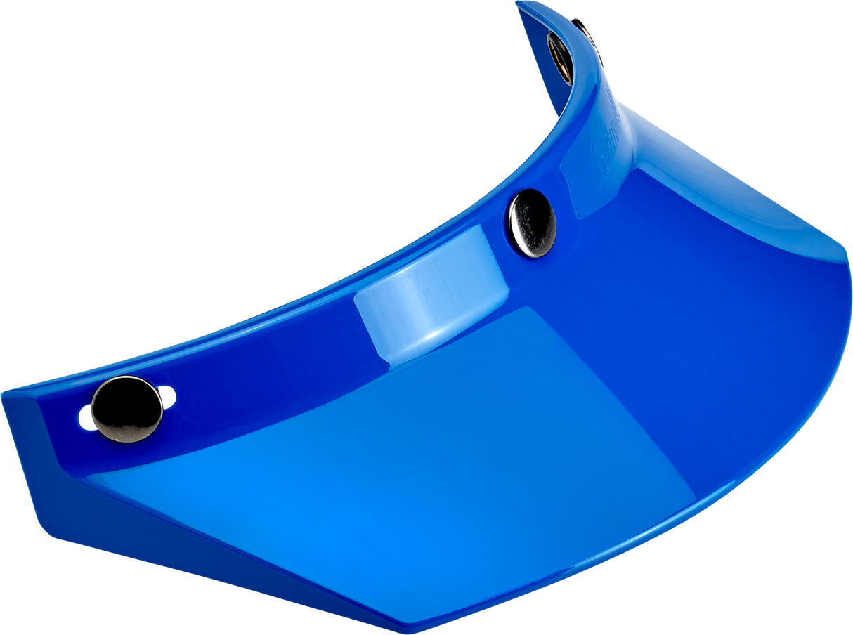 BILTWELL Moto 3-Snap Visor - Blue 2002-564