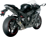 Akrapovic Exhaust Kawasaki ZX10R 2011-2015 Slip-On Triangle Muffler in Titanium S-K10SO7T-HASZ