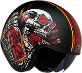 Z1R Saturn Motorcycle Helmet - Devil Made Me - Black/Red - Small 0104-2817