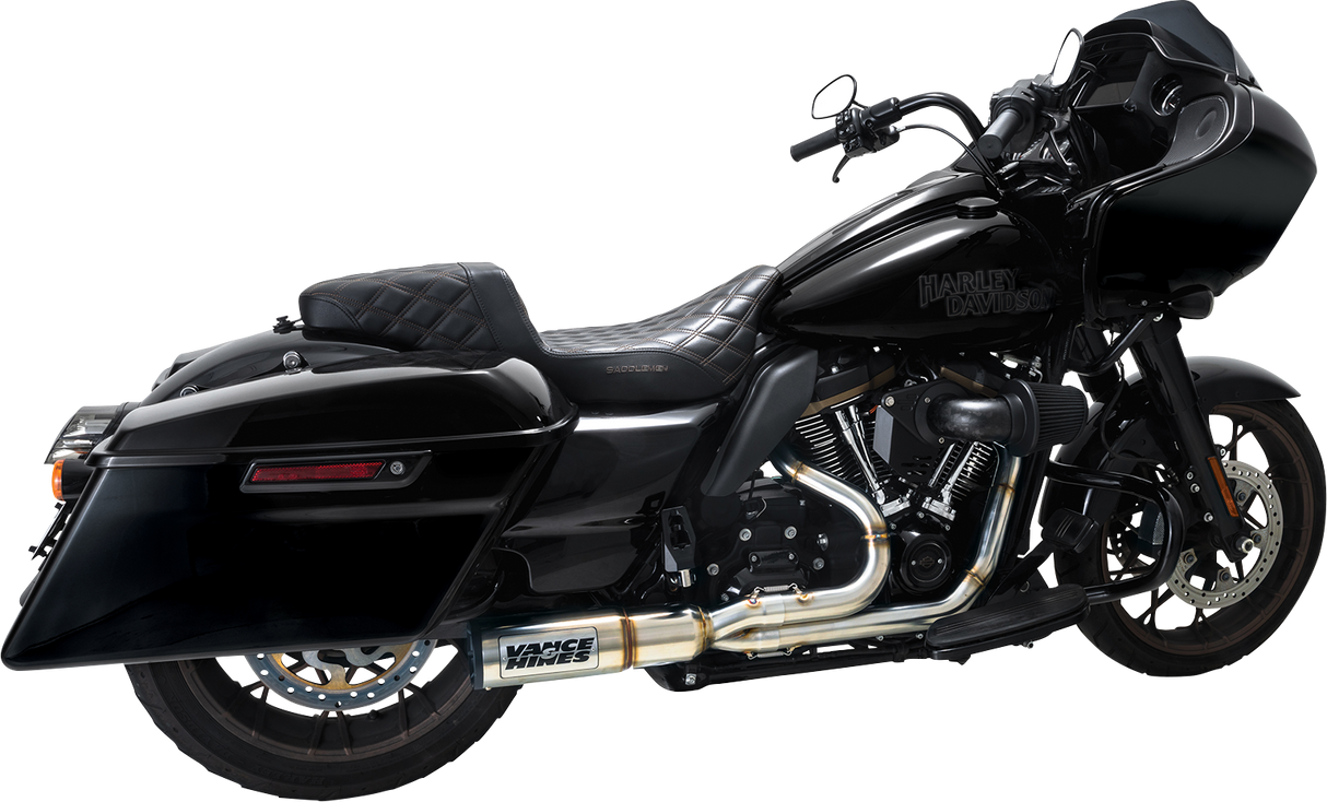 VANCE & HINES Hi-Output RR Exhaust System - Brushed 27321