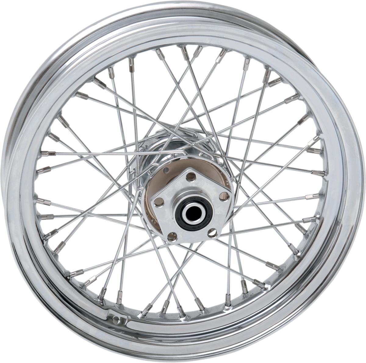 DRAG SPECIALTIES Rear Wheel - Single Disc/No ABS - Chrome - 16"x3.00" 64435