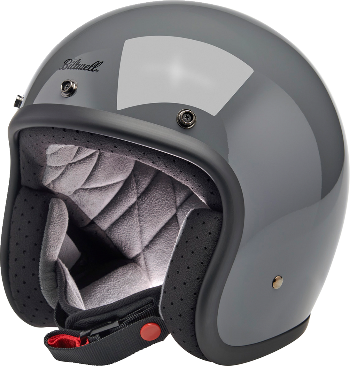 BILTWELL Bonanza Motorcycle Helmet - Gloss Storm Gray - XS 1001-165-201