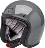 BILTWELL Bonanza Motorcycle Helmet - Gloss Storm Gray - XS 1001-165-201