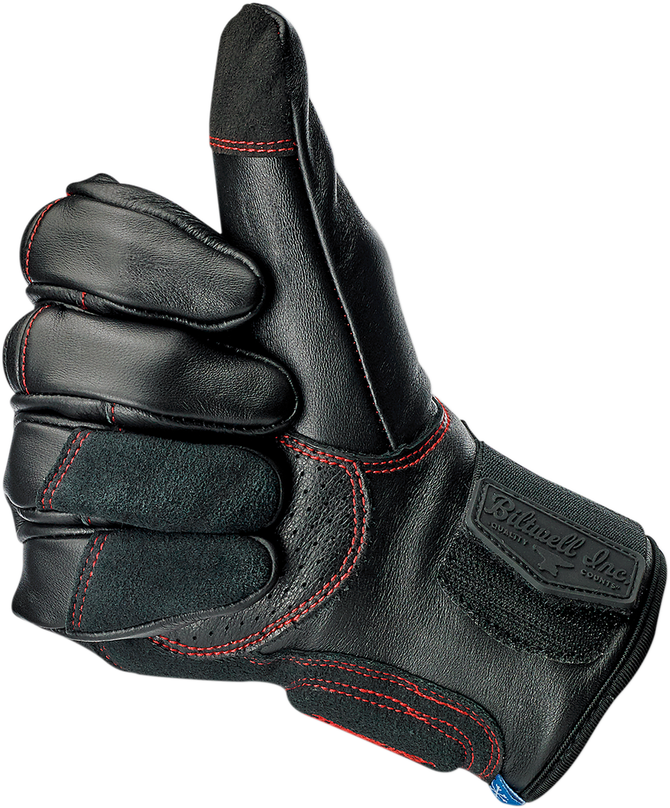 BILTWELL Belden Gloves - Redline - XL 1505-0108-305