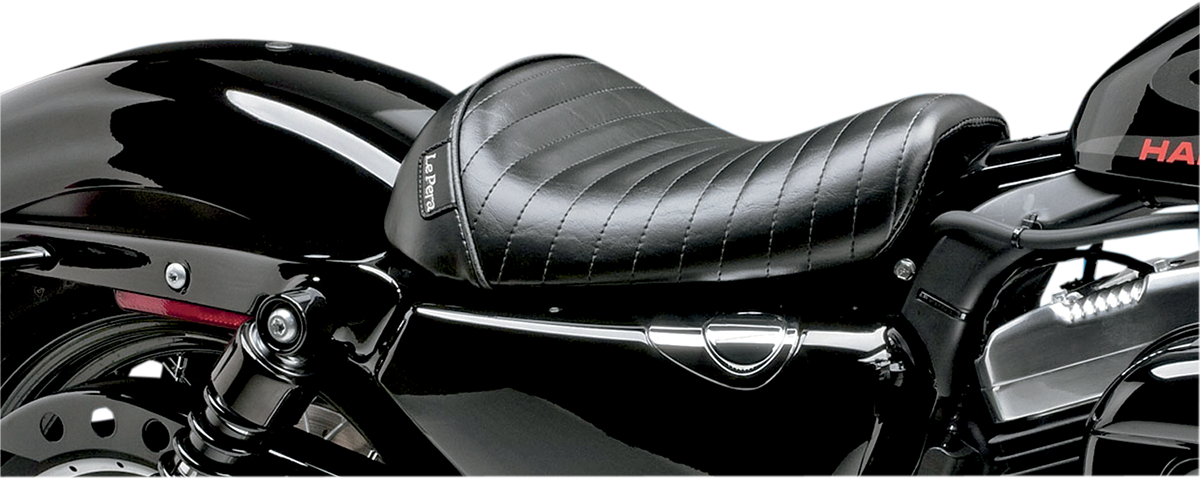 LE PERA Bare Bones Solo Seat - Pleated - Black - XL LK-006PT