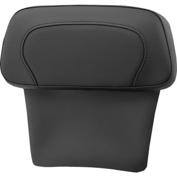 SADDLEMEN Chopped Tour Pak Backrest Pad - RoadSofa™ - Black w/ Black Stitch - FLT/FLH '14-'23 814-07-CPACK-RS