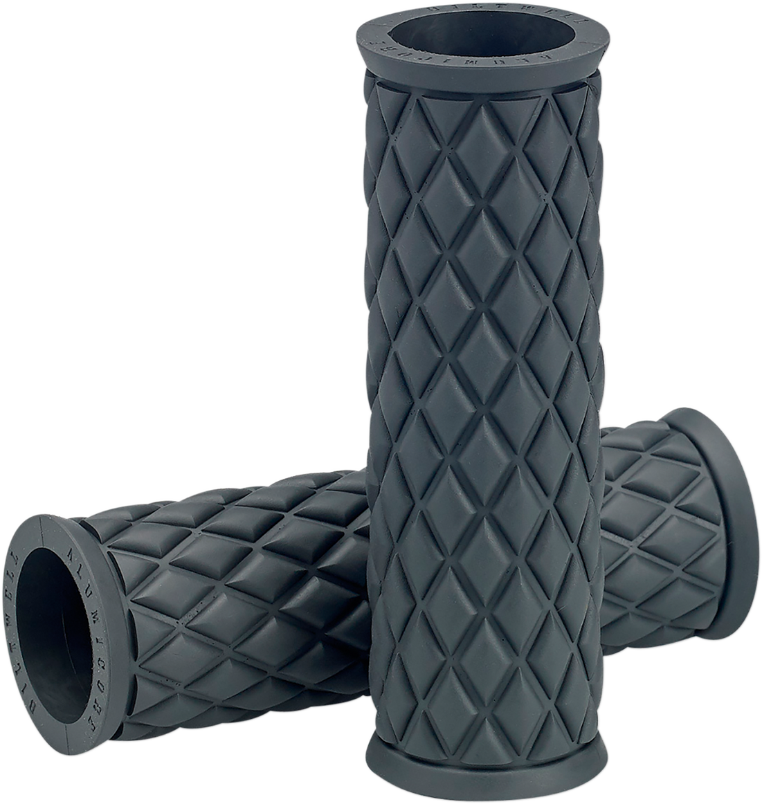 BILTWELL Grips - Alumicore - Replacement - Gray 6706-0501