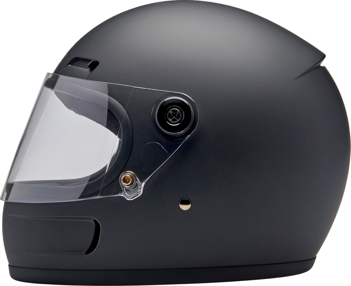 BILTWELL Gringo SV Motorcycle Helmet - Flat Black - Small 1006-201-502