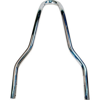 DRAG SPECIALTIES Round Tapered Sissy Bar - Chrome - 10.12"H x 8.75"W 1501-0762