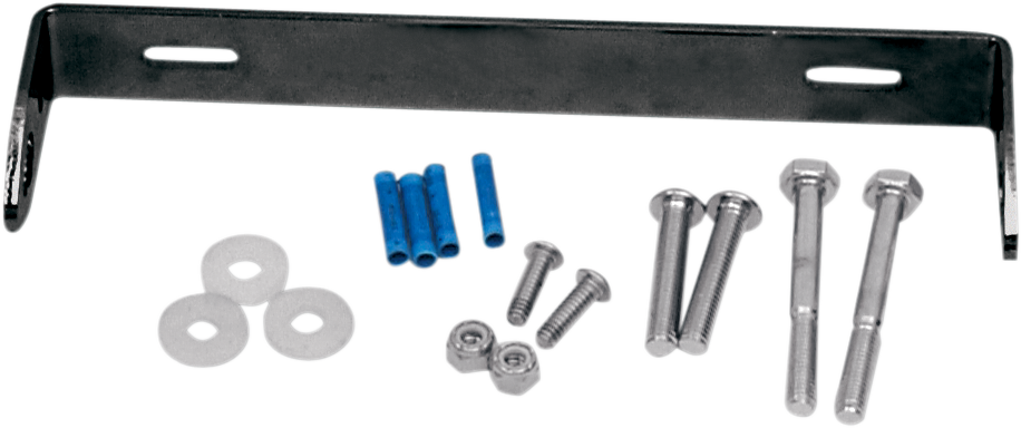 SADDLEMEN Turn Signal Relocation Kit - Black - Universal 2020-0348